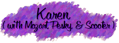 Karen, Mozart, and Pesky's Page!